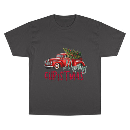 Champion-T-Shirt mit Weihnachtsmotiv