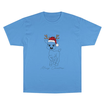Champion-T-Shirt mit Weihnachtsmotiv