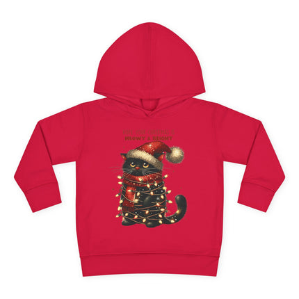 Christmas themed Toddler Pullover Fleece Hoodie