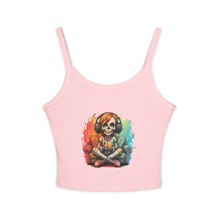 Halloween-Themen Damen Spaghetti Strap Tank Top 