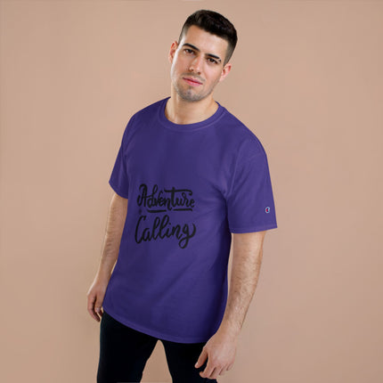 Champion-T-Shirt mit Typografie-Motiv