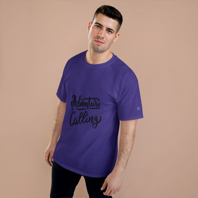 Typography themed Champion T-shirt