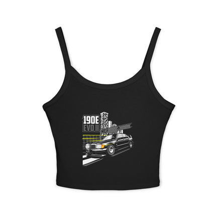Auto-Enthusiasten Themen Damen Spaghetti Strap Tank Top 