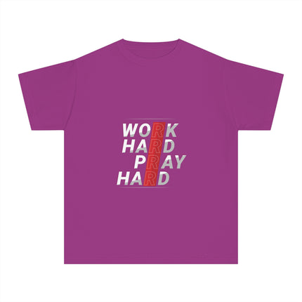 Typography themed Youth Midweight Tee