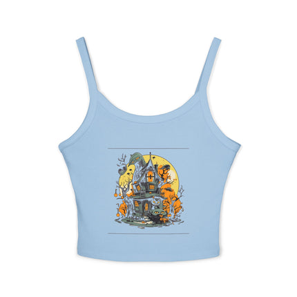 Halloween-Themen Damen Spaghetti Strap Tank Top 