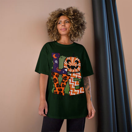 Champion-T-Shirt mit Halloween-Motiv