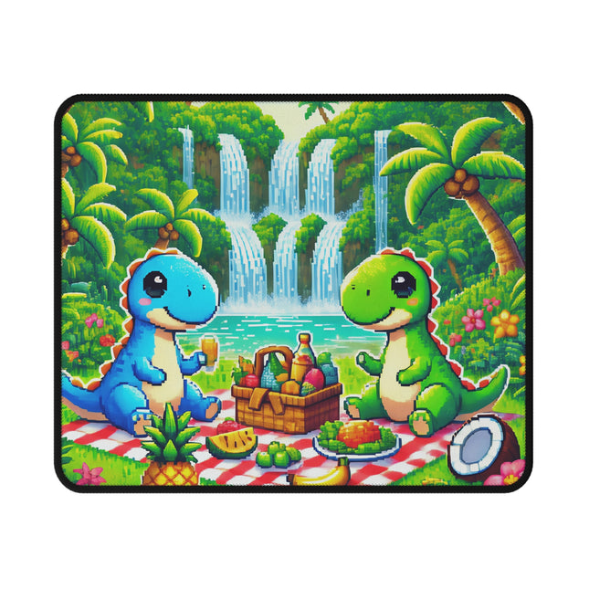 Niedliches rutschfestes Gaming-Mauspad mit 2 Dino-Designs