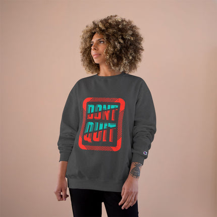 Champion-Sweatshirt mit Typografie-Motiv