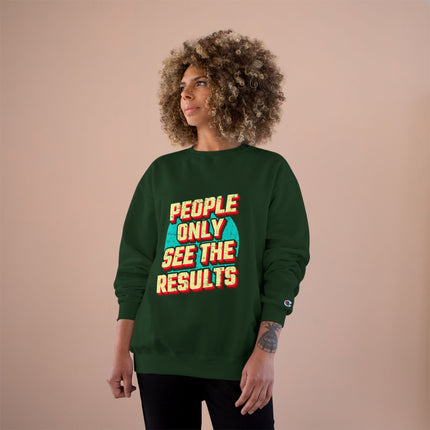 Champion-Sweatshirt mit Typografie-Motiv