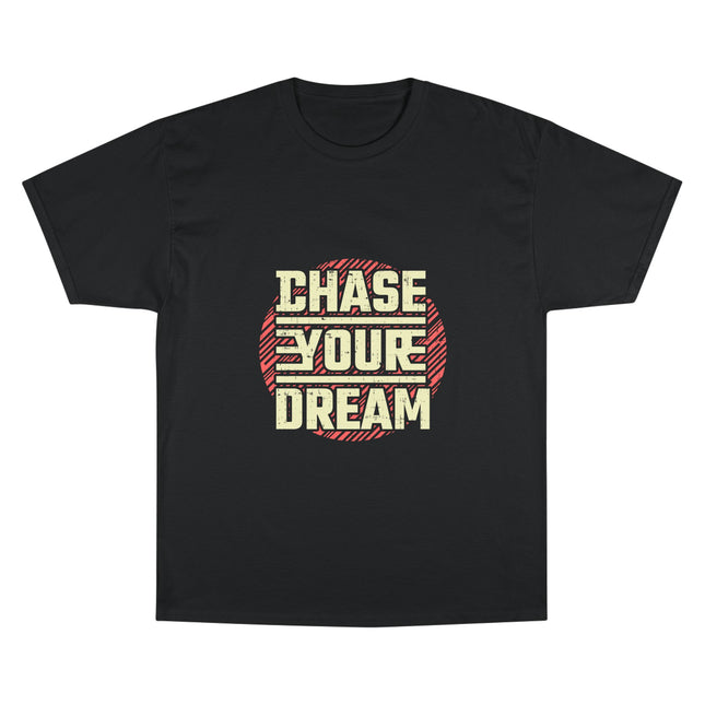 Champion-T-Shirt mit Typografie-Motiv