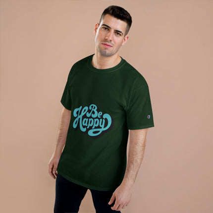 Champion-T-Shirt mit Typografie-Motiv