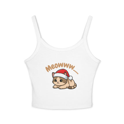 Meowww... Graphic designed Women's Spaghetti Strap Tank Top