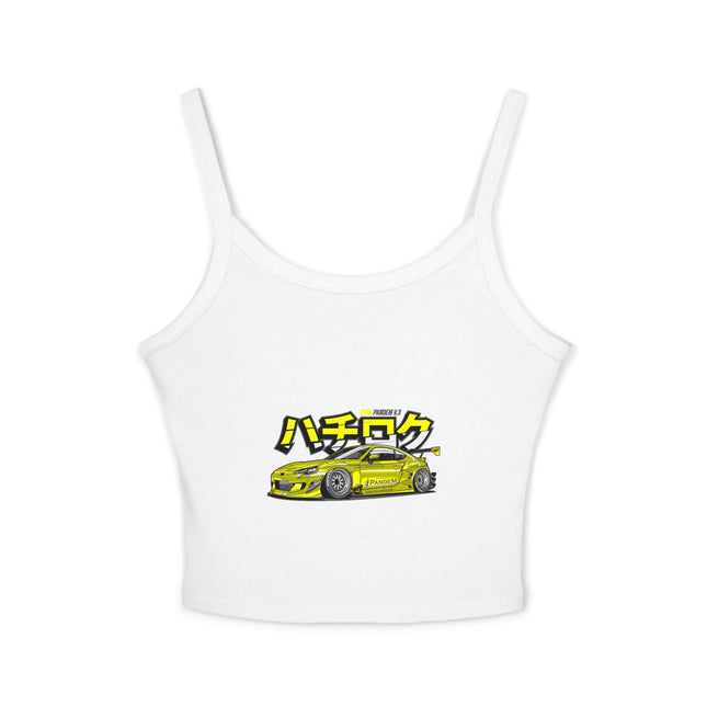 Auto-Enthusiasten Themen Damen Spaghetti Strap Tank Top 