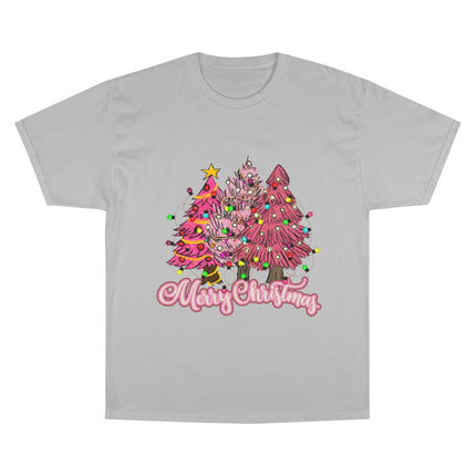 Champion-T-Shirt mit Weihnachtsmotiv