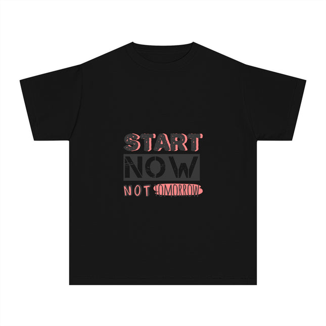 Typography themed Youth Midweight Tee