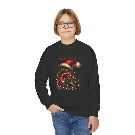 Christmas themed Youth Crewneck Sweatshirt