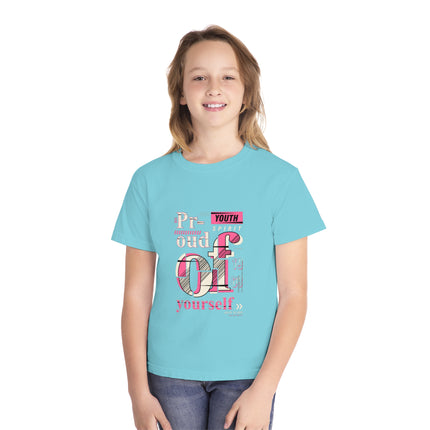Typography themed Youth Midweight Tee