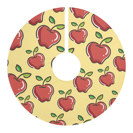 Cute Apple Pattern design themed Christmas Tree Skirts