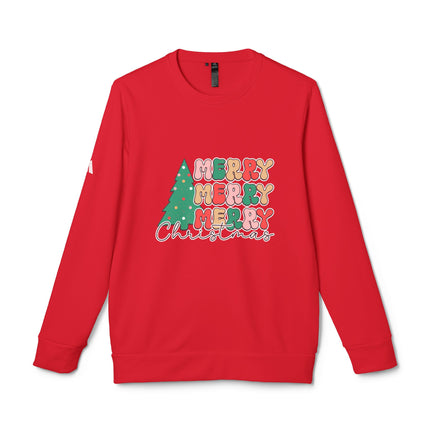 Christmas themed Adidas Unisex Fleece Crewneck Sweatshirt