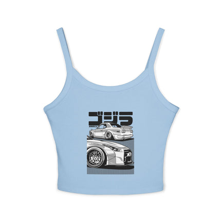 Auto-Enthusiasten Themen Damen Spaghetti Strap Tank Top 