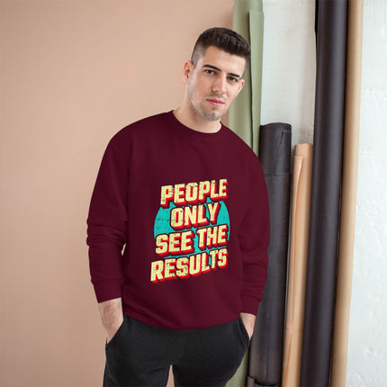 Champion-Sweatshirt mit Typografie-Motiv