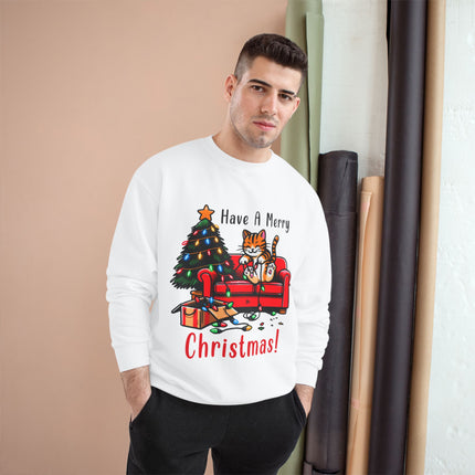 Christmas themed Champion Sweatshirt