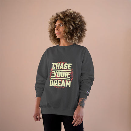 Champion-Sweatshirt mit Typografie-Motiv