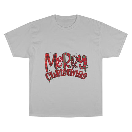 Champion-T-Shirt mit Weihnachtsmotiv