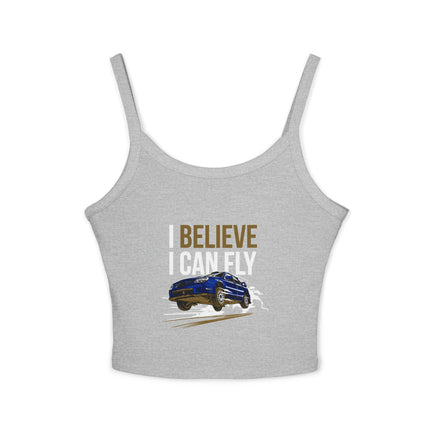 Auto-Enthusiasten Themen Damen Spaghetti Strap Tank Top 