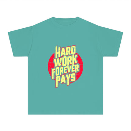 Typography themed Youth Midweight Tee