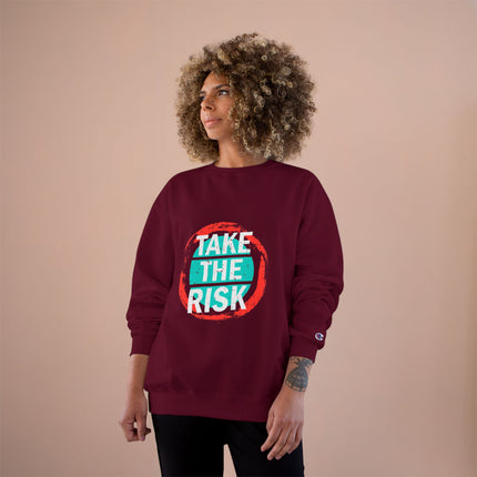 Champion-Sweatshirt mit Typografie-Motiv
