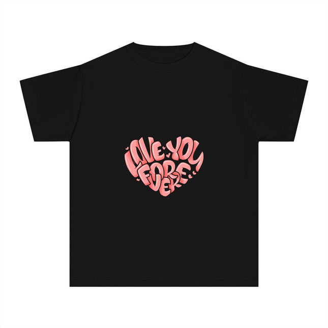 Typography themed Youth Midweight Tee