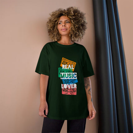 Champion-T-Shirt mit Typografie-Motiv
