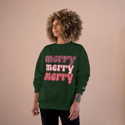Christmas themed Champion Sweatshirt