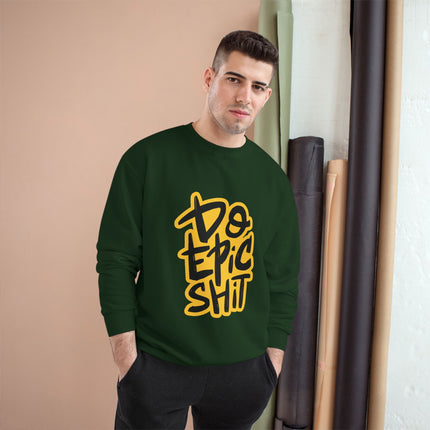 Champion-Sweatshirt mit Typografie-Motiv