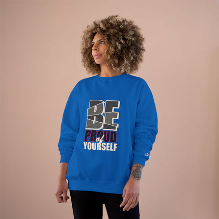 Champion-Sweatshirt mit Typografie-Motiv