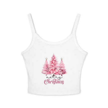 Weihnachtsmotiv Damen Spaghettiträger Tank Top 