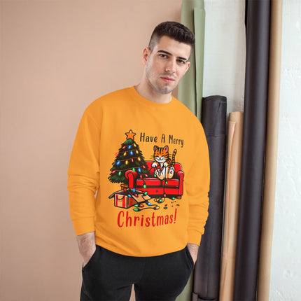 Christmas themed Champion Sweatshirt