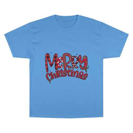 Champion-T-Shirt mit Weihnachtsmotiv