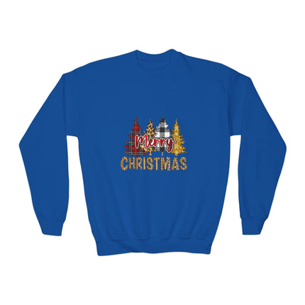Christmas themed Youth Crewneck Sweatshirt