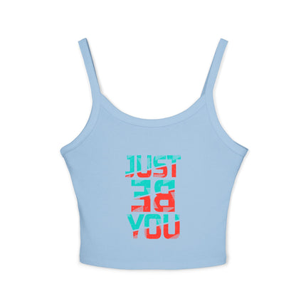 Typografie Themen Damen Spaghetti Strap Tank Top 
