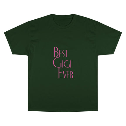 Champion-T-Shirt mit Typografie-Motiv