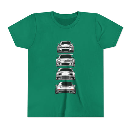 Car Enthusiast themed Youth Short Sleeve Tee