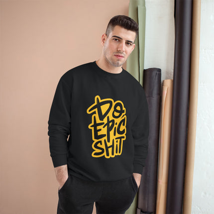 Champion-Sweatshirt mit Typografie-Motiv