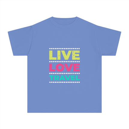 Typography themed Youth Midweight Tee