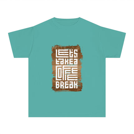 Typography themed Youth Midweight Tee