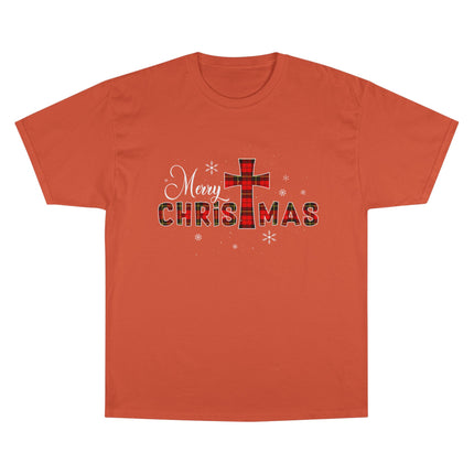 Champion-T-Shirt mit Weihnachtsmotiv