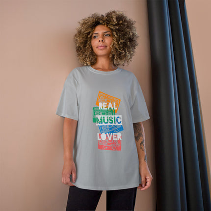 Champion-T-Shirt mit Typografie-Motiv