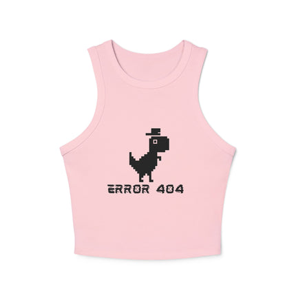 Error 404 Graphic designed Women's Micro Rib Racer Tank Top