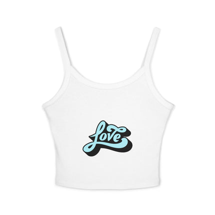 Typografie Themen Damen Spaghetti Strap Tank Top 